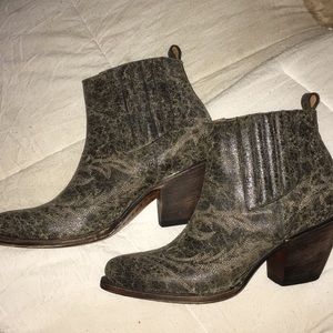 Ankle cowgirl boots
